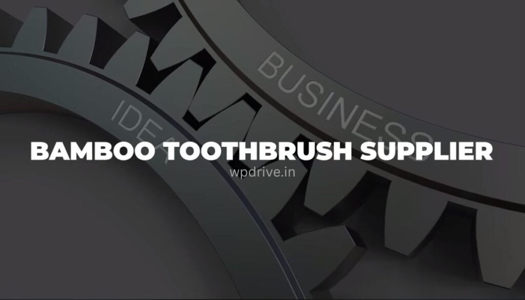 Bamboo Toothbrush Supplier